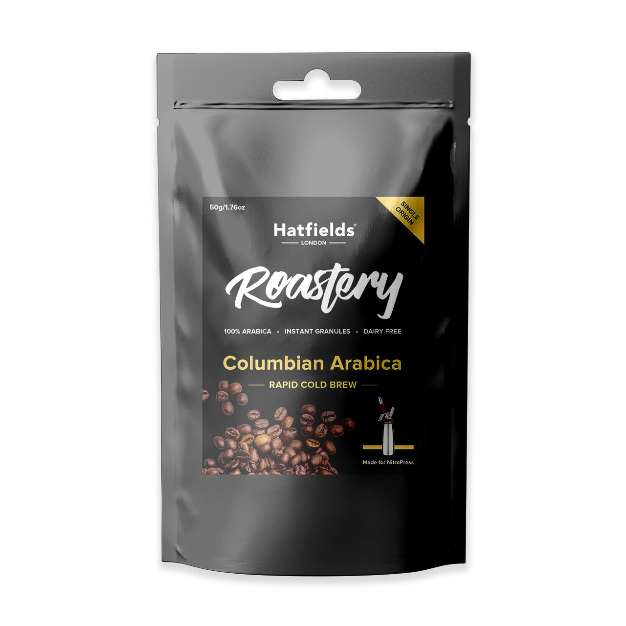Hatfields Rapid Cold Brew Coffee - Columbia Arabica (Single Origin) 50g/1.75 oz